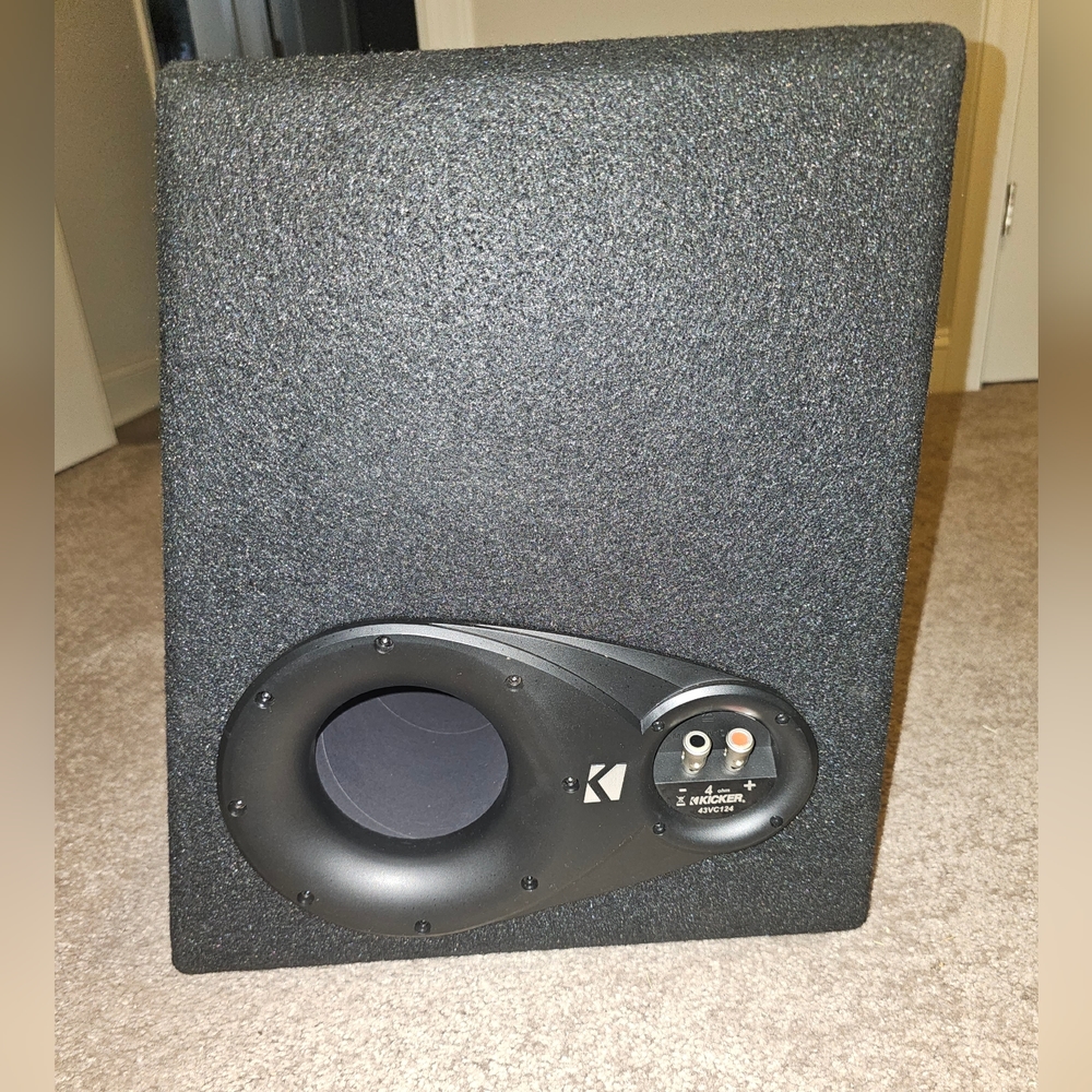 Kicker 12inch single subwoofer